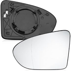 Driver Side Mirror Replacement for Nissan Qashqai Dualis 2007 2008 2009 2010 2011 2012 2013 - Left Side Mirror Glass, Rear View Mirrors Glass with Power Heated
