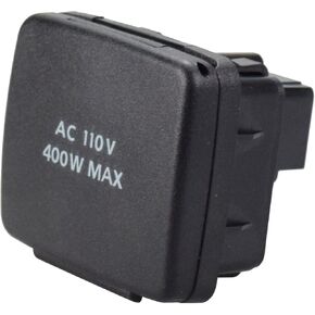 FL3Z-19N236-A Center Console Rear Power Outlet Plug for Ford F150 2015-2016 110V 400W Rear AC Electrical Power Outlet Socket