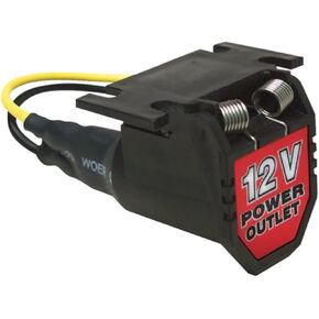 RoadPro RPPS-16ES 12-volt Auxiliary Power Port or Outlet , Black