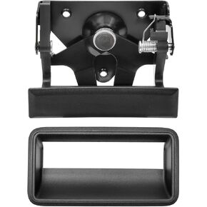 Tailgate Handle Set, Compatible with 1988-2002 Chevy C1500 C2500 C3500 K1500 K2500 K3500, GMC C/K 1500 2500 3500 Pickup Truck, Metal Latch, Rear Tail Gate Door Handle Replacement, Replace# 77077
