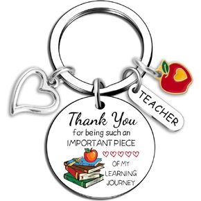 Ikacvb شكرا لك هدايا المعلم أفضل المعلمين تقدير الهدايا للنساء الرجال المعلم سلاسل المفاتيح مجوهرات ما قبل المدرسة المعلم هدايا عيد الحب المعلمين هدايا عيد الميلاد in Kuwait