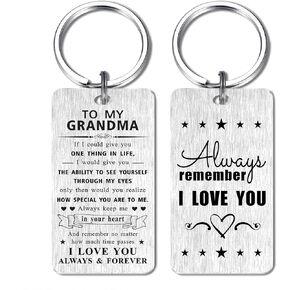 هدايا Gezxin الجدة سلسلة المفاتيح - إلى جدتي هدية عيد الميلاد من الأحفاد - أفكار عيد ميلاد سعيد للجدة - أحبك الجدة عيد الحب هدايا عيد الفصح in Kuwait