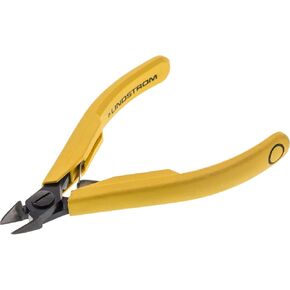 Lindström 7314150050987 Diagonal Cutter, 80 Series,Oval Head, Flush Cut 110mm, Yellow