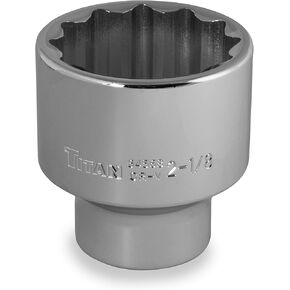Titan 64568 3/4-Inch Drive x 2-1/8-Inch 12-Point SAE Socket
