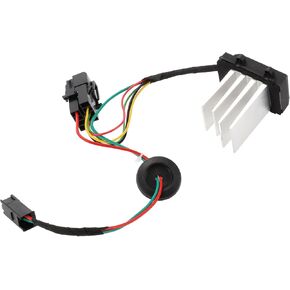 HVAC Blower Motor Resistor No.5468152 Heater Blower Resistor for Saab 9-5 Sedan 2005-2009 Metal ABS Black
