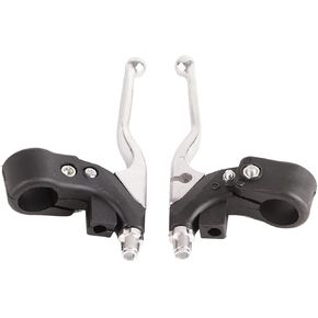 1 Pair Motorcycle Brake Lever, Universal Motorcycle Brake Lever Handle Handlebar Brake Lever for 47cc 49cc Mini Pocket Dirt Bike ATV, 22mm / 7/8in