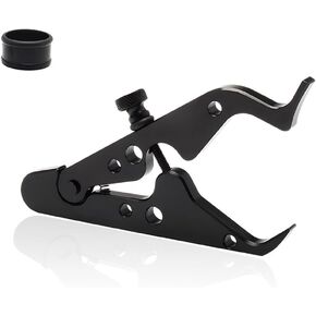 2 PCS Motorcycle Cruise Control, Aluminum Motorbike Throttle Lock, Throttle Hand Grip Lock Clamp with Silicone Ring for Motorbike Electric Bike, Universal Motorcycle Accessories
