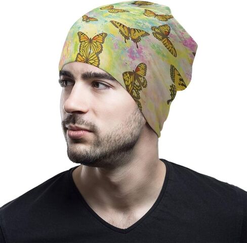 Beanie Chemo Hat Cancer Headwear Chemo Caps Chemo Headwear Skull Cap for Women, 100% Polyester with Floral in Saudi Arabia