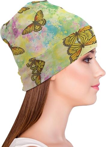 Beanie Chemo Hat Cancer Headwear Chemo Caps Chemo Headwear Skull Cap for Women, 100% Polyester with Floral in Saudi Arabia