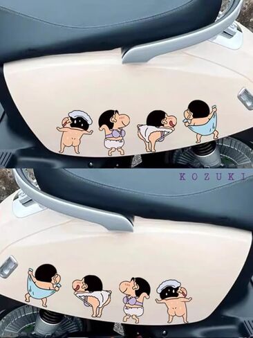 Crayon Shin-chan Car Sticker Crayon shin chan car Accessories caryon shin chan Merch Crayon shin chan Figure Crayon Shin-chan Decor (Butt) in Saudi Arabia