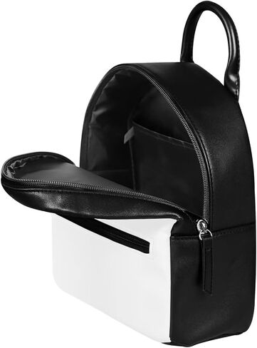 COEQINE Highland Cow Mini Backpack for Women Leather Tote Shoulder Bag with Front Zipper Bookbag for Travel Portable Shopping Bag Handbag with Handles in Kuwait