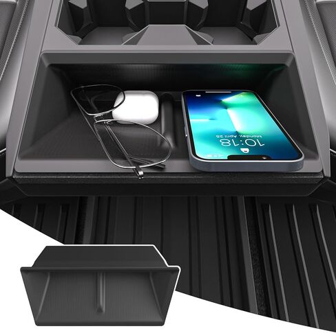 Xipoo Wireless Charger Mat Compatible with 2023 2024 2025 Tesla Cybertruck Wireless Charging Center Console Organizer Replacement for 2023-2025 Tesla Cybertruck Accessories(Wireless Charger Mat) in Saudi Arabia