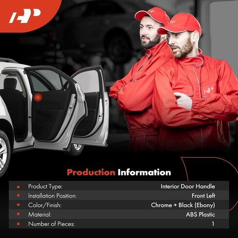 A-Premium - مقبض الباب الداخلي الأمامي الأيسر للسائق - متوافق مع 2007 2008 2009 2010 2011 2012 2013 2014 Chevy Silverado 1500 2500HD 3500HD، Tahoe، Suburban، Avalanche & GMC Sierra، Yukon in Saudi Arabia