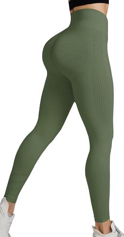 Womens Workout Leggings High Waist Tummy Control Yoga Leggings in Saudi Arabia