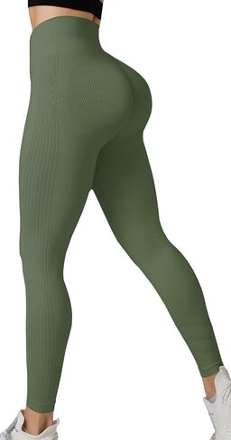 Womens Workout Leggings High Waist Tummy Control Yoga Leggings in Saudi Arabia