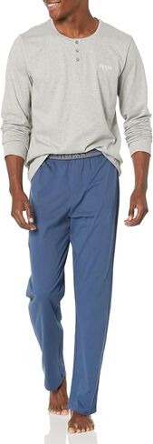 GUESS Men's Solid Pj Set Long in Saudi Arabia