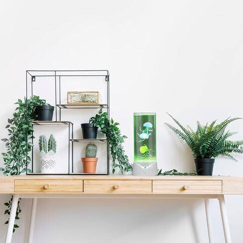 Boho Decor Jellyfish Lamp Large Jelly Fish LED Aquarium Fashion Table Lamp 9 Color Changing 2 Modes Green Nature Room Night Light in Saudi Arabia