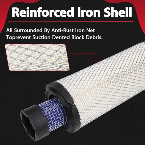 11013-7044 & 11013-7045 Inner & Outer Air Filter Cleaners For Combo OEM Donaldson Kohler P821575 & P822858 46438 & 42985 2508301-S & 2508304-S M131802 M131803（set of 4） in Kuwait