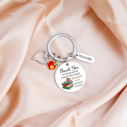 Ikacvb شكرا لك هدايا المعلم أفضل المعلمين تقدير الهدايا للنساء الرجال المعلم سلاسل المفاتيح مجوهرات ما قبل المدرسة المعلم هدايا عيد الحب المعلمين هدايا عيد الميلاد in Kuwait