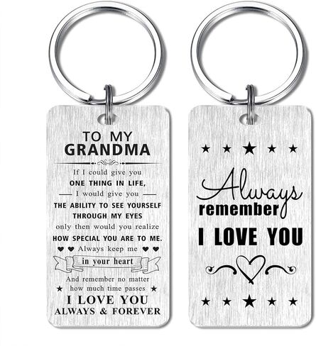 هدايا Gezxin الجدة سلسلة المفاتيح - إلى جدتي هدية عيد الميلاد من الأحفاد - أفكار عيد ميلاد سعيد للجدة - أحبك الجدة عيد الحب هدايا عيد الفصح in Kuwait