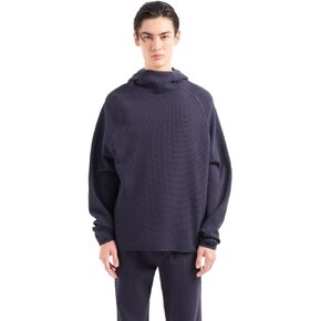 Armani Exchange Men's Waffle Texture Pullover Hoodie in Saudi Arabia