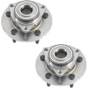 MAYASAF 515072 [2 Pack] Front Wheel Hub Bearing Assembly 5 Lugs Non ABS for Dodge 2002-2008 Ram 1500 Trucks