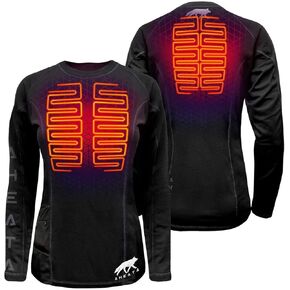 7V Battery Heated Shirt for Women Electric Heated Clothing Base Layer Shirt for Winter Outdoor