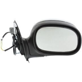 For Ford F-150 1998 1999 2000 2001 Door Mirror Passenger Side | Power | Non-Heated | Regular/Super Cab | Chrome | Replacement For F85Z17682FAA | F7TZ17D742AB | FO1321138