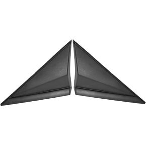 2pcs Mirror Corner Triangle mudguard Cover Compatible for Hyundai Elantra 2014 2015 2016, Durable Plastic Black Front Left Right Side Rearview Triangle Trim Panel