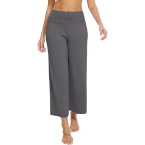 WiWi Womens Yoga Pants Viscose from Bamboo Women's Lounge Pants High Waist Comfy Bottom Soft Palazzo Sweatpants S-XXL