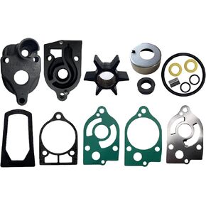 77177A3 Water Pump Impeller Kit for Mercury Marine 2/4 Cycle 30 to 70 HP Outboards Motors With Housing and Base