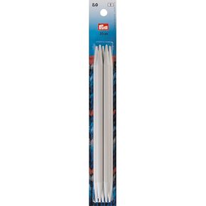Prym 8" Double Point Plastic, 9mm Knitting Needles, Gray 5 Count
