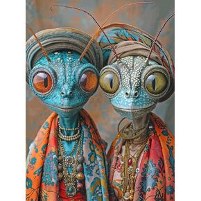 Meet The Aliens: Tralyn and Jorin - 1000-Piece Jigsaw Puzzle | Intergalactic Adventure | Premium Quality | Brain-Boosting Fun | Vibrant Colors | Storage Box | for Adults | Cross & Glory