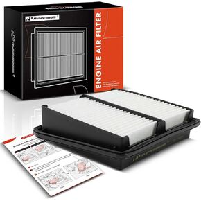 A-Premium Engine Air Filter Compatible with Acura TSX 2009-2014, L4 2.4L, Rigid Panel, Replace# 17220-RL5-A00