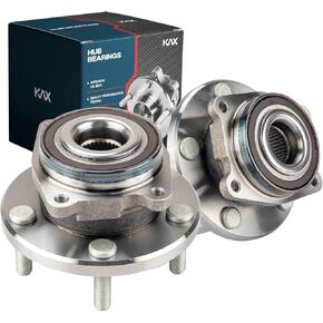 KAX 513263 2PCS Front Wheel Hub and Bearing Assembly for 2011-2014 Chrysler 200, Dodge 2008-2014 Avenger, 2009 Caliber, 2007-2010 Chrysler Sebring, 5 Lug w/ABS