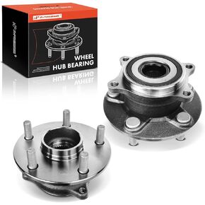 A-Premium 2 x Front or Rear Wheel Bearing and Hub Assembly with 5-Lug Compatible with Suzuki Grand Vitara 2006-2013, Kizashi 2010-2013