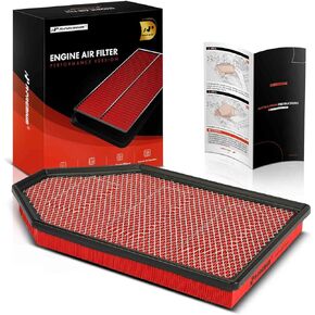 A-Premium Pre-oiled Engine Air Filter Compatible with Dodge Charger, Challenger & Chrysler 300, 2011-2023, 3.6L 5.7L 6.2L 6.4L, Replace# SA11257, 04861746AB