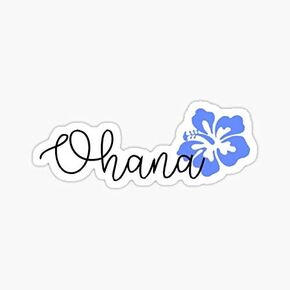 Ohana Sticker - Sticker Graphic - Auto, Wall, Laptop, Cell, Truck Sticker for Windows, Cars, Trucks