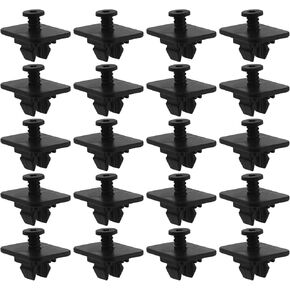 20PCS Car Rear Bumper & Trim Fastener Clips Compatible with Golf Compatible with Passat WHT005263 Automotive Plastic Retainer Black