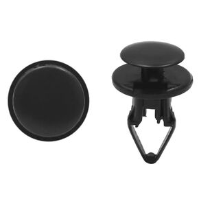 100 Pcs 12mm Hole Plastic Rivets Car Bumper Fender Retainer Push Type Clips