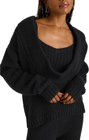 florence by mills Women's Blanket Soft Open Back Sweater in Saudi Arabia