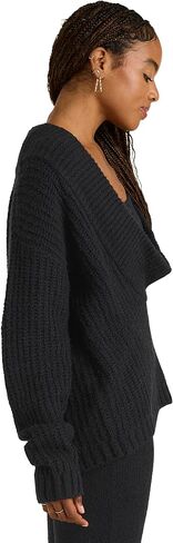 florence by mills Women's Blanket Soft Open Back Sweater in Saudi Arabia