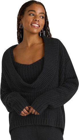 florence by mills Women's Blanket Soft Open Back Sweater in Saudi Arabia