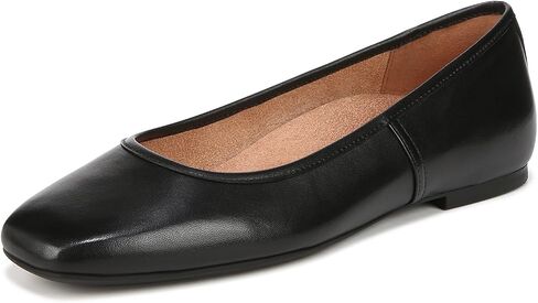 Vionic Women's Orinda Skimmers Ballet Flat, Putty Beige Leather, 9 in Saudi Arabia
