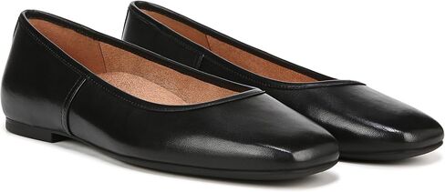 Vionic Women's Orinda Skimmers Ballet Flat, Putty Beige Leather, 9 in Saudi Arabia