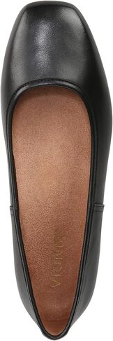 Vionic Women's Orinda Skimmers Ballet Flat, Putty Beige Leather, 9 in Saudi Arabia