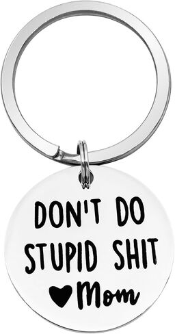 TOS I Love You Son Daughter Birthday Gifts Keychain Gift for Graduation 16 Year Old Boy Girl, Gift From Dad Mom Son Daughter in Kuwait