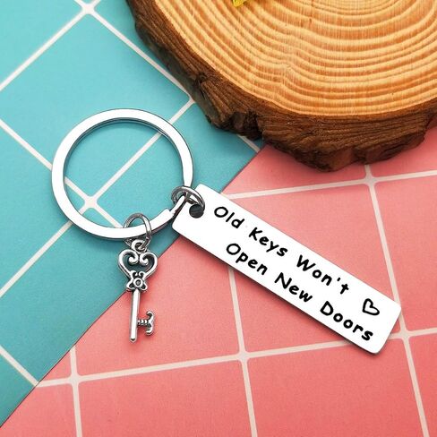 هدية الطلاق هدية تفريق هدية جديدة لي، هدايا بداية جديدة للنساء/الرجال، هدية عمل جديدة، هدية مغادرة لزملاء العمل، هدايا حفلة الطلاق، هدية سلسلة مفاتيح ملهمة لأفضل صديق لها in Kuwait