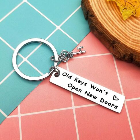 هدية الطلاق هدية تفريق هدية جديدة لي، هدايا بداية جديدة للنساء/الرجال، هدية عمل جديدة، هدية مغادرة لزملاء العمل، هدايا حفلة الطلاق، هدية سلسلة مفاتيح ملهمة لأفضل صديق لها in Kuwait