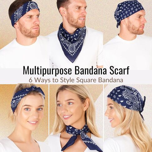 وشاح LOVARZI من القطن الفاخر متعدد الاستخدامات للرجال والنساء - غطاء رأس للرقبة لممارسة الرياضة - ركوب الدراجات والمشي لمسافات طويلة والجري in Kuwait